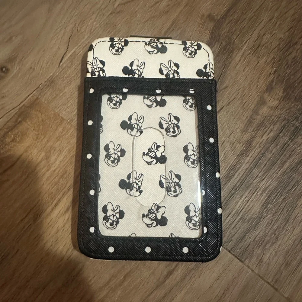 Minnie Mouse Black & White Phone Card Wallet by Disney